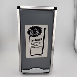 TableCraft 221 S/S Full-Size Double Sided Napkin Dispenser